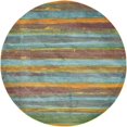 thumbnail image 1 of Unique Loom Indoor Round Abstract Transitional Area Rugs Blue/Yellow/Purple, 8' 2 x 8' 2 Round, 1 of 7
