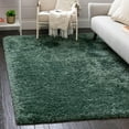 thumbnail image 1 of Unique Loom Infinity Shag Collection Area Rug - Jinko (10' x 13' 1" Rectangle Forest Green), 1 of 7