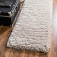 thumbnail image 1 of Unique Loom Infinity Shag Collection Area Rug - Jinko (2' x 6' 5" Runner Linen), 1 of 7