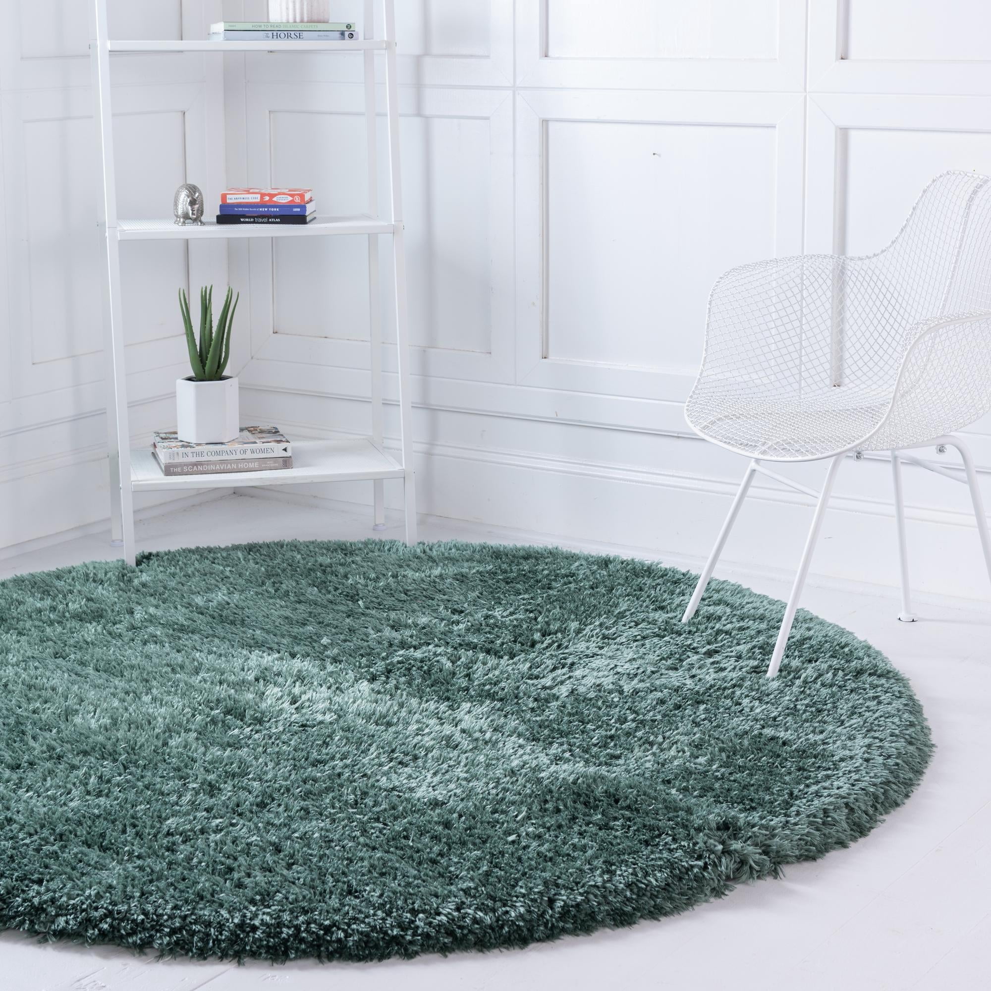 Intinity Rug Unique Loom Infinity Shag Collection Area Rug - Jinko (6' 1