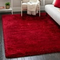 thumbnail image 1 of Unique Loom Infinity Shag Collection Area Rug - Jinko (6' 1" x 9' Rectangle Merlot), 1 of 6