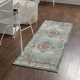 thumbnail image 1 of Unique Loom Isabella Collection Area Rug - Rossellini (2' 7" x 10' Runner Blue/Beige), 1 of 7