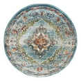 thumbnail image 1 of Unique Loom Isabella Collection Area Rug - Rossellini (3' 3" Round Blue/Beige), 1 of 7