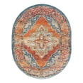 thumbnail image 1 of Unique Loom Isabella Collection Area Rug - Rossellini (7' 10" x 10' Oval Rust Red/Beige), 1 of 8