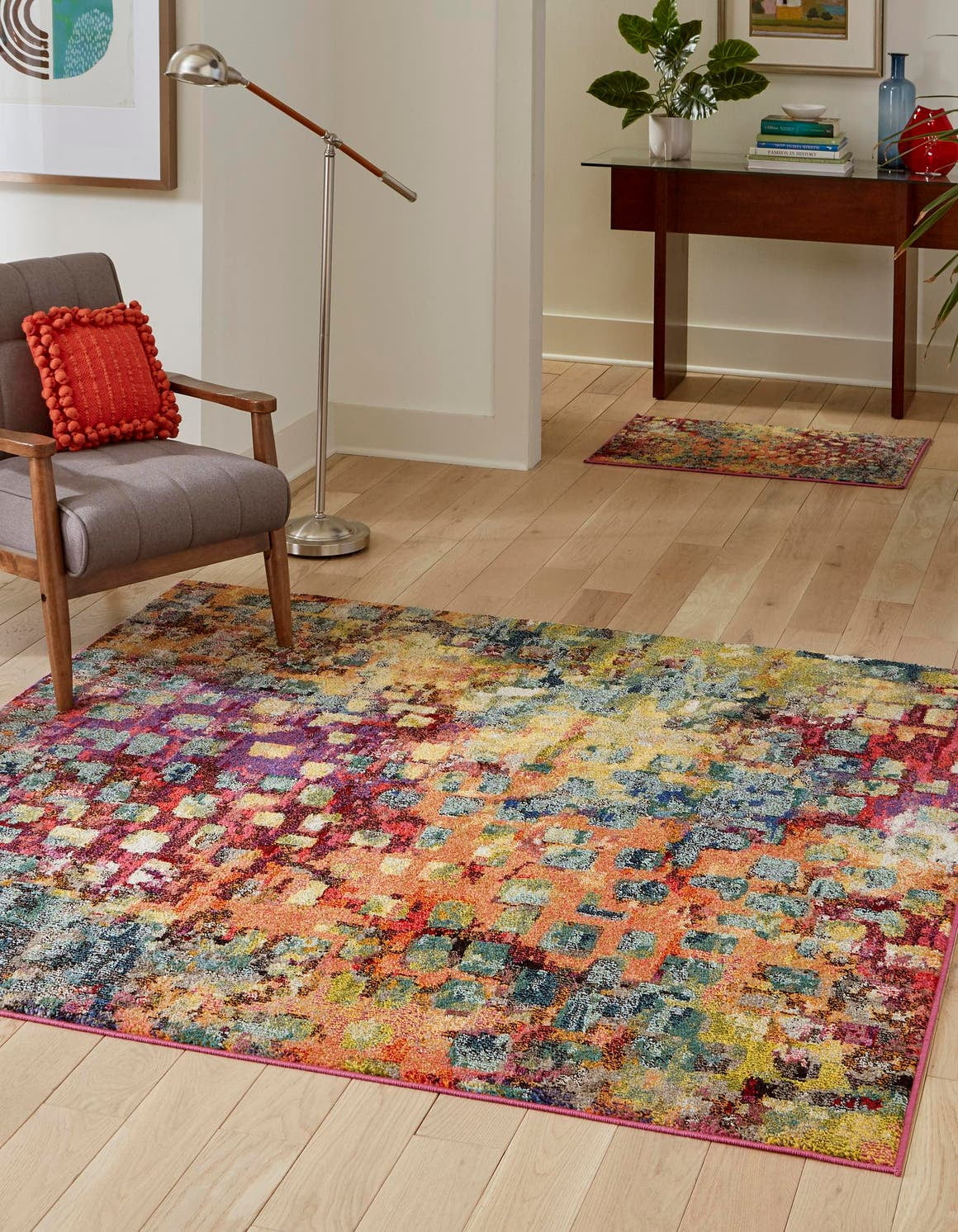 Unique Loom Ivy Jardin Square Rug - 12' 2 x 12' 2 Multi