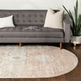 thumbnail image 1 of Unique Loom Madeline Vintage Collection Area Rug - Jackson (4' x 6' Oval Rose Pink/Ivory), 1 of 7