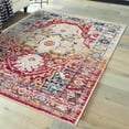 thumbnail image 1 of Unique Loom Madeline Vintage Collection Area Rug - Jackson (10' x 14' Rectangle Pink Gray/Ivory), 1 of 12