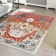 thumbnail image 1 of Unique Loom Madeline Vintage Collection Area Rug - Jackson (6' x 9' Rectangle Rust Red/Orange), 1 of 7
