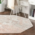 thumbnail image 1 of Unique Loom Madeline Vintage Collection Area Rug - Jackson (7' 10" Octagon Rose Pink/Ivory), 1 of 7