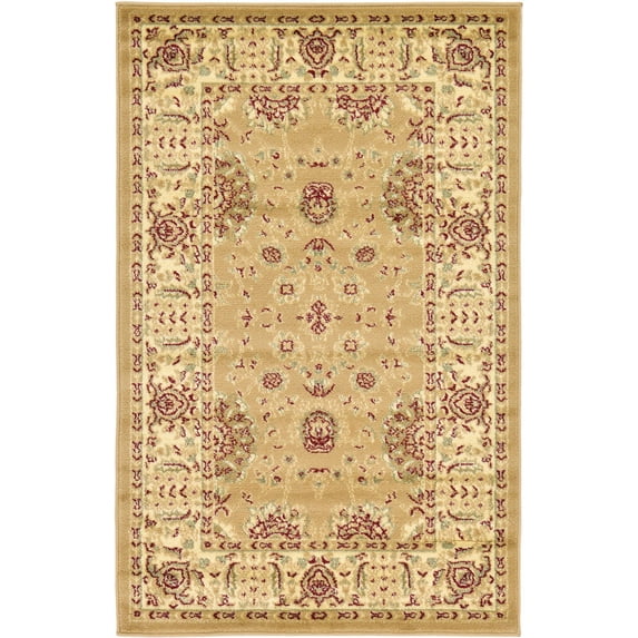 Unique Loom Jacksonville Voyage Vintage Floral Area Rug or Runner