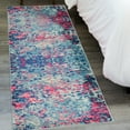 thumbnail image 1 of Unique Loom Jardin Collection Area Rug - Ivy (2' 7" x 10' Runner Blue/Beige), 1 of 7
