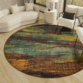 thumbnail image 1 of Unique Loom Jardin Collection Area Rug - Lilly (6' 1" Round Multi/Beige), 1 of 7