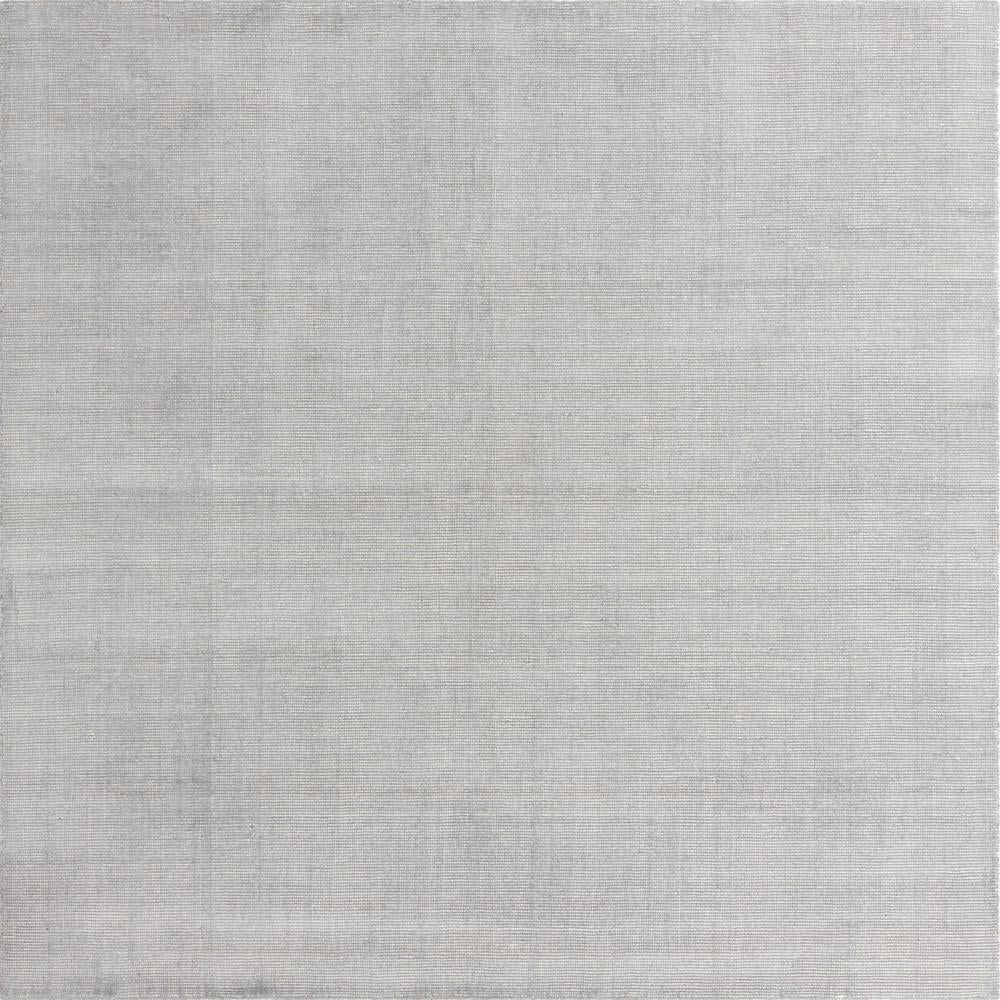 Gray Manor Hand-Knotted Wool Square Area Rug