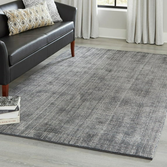 Jill Zarin English Manor Collection Area Rug - Farmhouse (5' 1" x 8' Rectangle Earl Grey/Ivory)