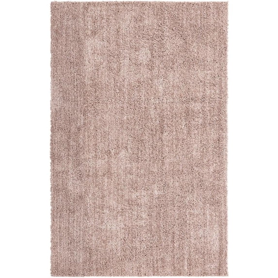 Unique Loom Jill Zarin Shaggy Chic Collection, Area Rug, Mushroom, 5' 3" x 8' 0", Rectangular