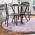 thumbnail image 1 of Unique Loom Infinity Shag Collection Area Rug - Jinko (5' 1" Round Lavender), 1 of 7