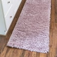 thumbnail image 1 of Unique Loom Infinity Shag Collection Area Rug - Jinko (2' 7" x 10' Runner Lavender), 1 of 6