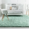 thumbnail image 1 of Unique Loom Infinity Shag Collection Area Rug - Jinko (8' Square Cyan), 1 of 6