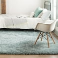 thumbnail image 1 of Unique Loom Infinity Shag Collection Area Rug - Jinko (8' Square Slate Blue), 1 of 6