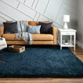 thumbnail image 1 of Unique Loom Infinity Shag Collection Area Rug - Jinko (8' Square Cobalt), 1 of 6