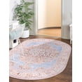 thumbnail image 1 of Unique Loom Timeless Collection Area Rug - Judas (2' x 3' 1" Oval Blue/Tan), 1 of 6