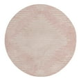 thumbnail image 1 of Unique Loom Kai Collection Area Rug - Warrior (10' Round Pink/Ivory), 1 of 11