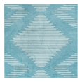 thumbnail image 1 of Unique Loom Kai Collection Area Rug - Warrior (10' Square Light Blue/Ivory), 1 of 12