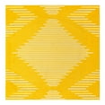 thumbnail image 1 of Unique Loom Kai Collection Area Rug - Warrior (10' Square Yellow/Ivory), 1 of 12