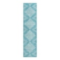 thumbnail image 1 of Unique Loom Kai Collection Area Rug - Warrior (3' 3" x 14' 1" Runner Light Blue/Ivory), 1 of 12