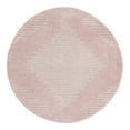 thumbnail image 1 of Unique Loom Kai Collection Area Rug - Warrior (4' 1" Round Pink/Ivory), 1 of 11