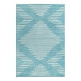 thumbnail image 1 of Unique Loom Kai Collection Area Rug - Warrior (4' 1" x 6' 1" Rectangle Light Blue/Ivory), 1 of 12