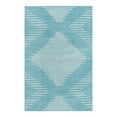 thumbnail image 1 of Unique Loom Kai Collection Area Rug - Warrior (5' 3" x 8' Rectangle Light Blue/Ivory), 1 of 12