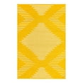 thumbnail image 1 of Unique Loom Kai Collection Area Rug - Warrior (5' 3" x 8' Rectangle Yellow/Ivory), 1 of 12