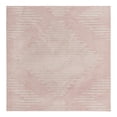 thumbnail image 1 of Unique Loom Kai Collection Area Rug - Warrior (9' 10" Square Pink/Ivory), 1 of 11