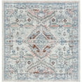 thumbnail image 1 of Unique Loom Kamala Washable Collection Area Rug - Oriental (7' 10" Square Ivory/Gray), 1 of 7