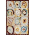 thumbnail image 1 of Unique Loom Kamala Washable Collection Area Rug - Tiles (5' 3" x 8' Rectangle Multi/Beige), 1 of 7