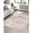thumbnail image 1 of Unique Loom Kamala Washable Collection Area Rug - Vintage (10' x 14' 1" Rectangle Rose Pink/Ivory), 1 of 9