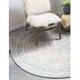 thumbnail image 1 of Unique Loom Kasern Salzburg Rug , 5' 0" x 5' 1" ,Gray, 1 of 6