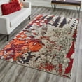 thumbnail image 1 of Unique Loom Haerfest Collection Area Rug - Kenya (7' 1" x 10' Rectangle Multi/Light Brown), 1 of 7