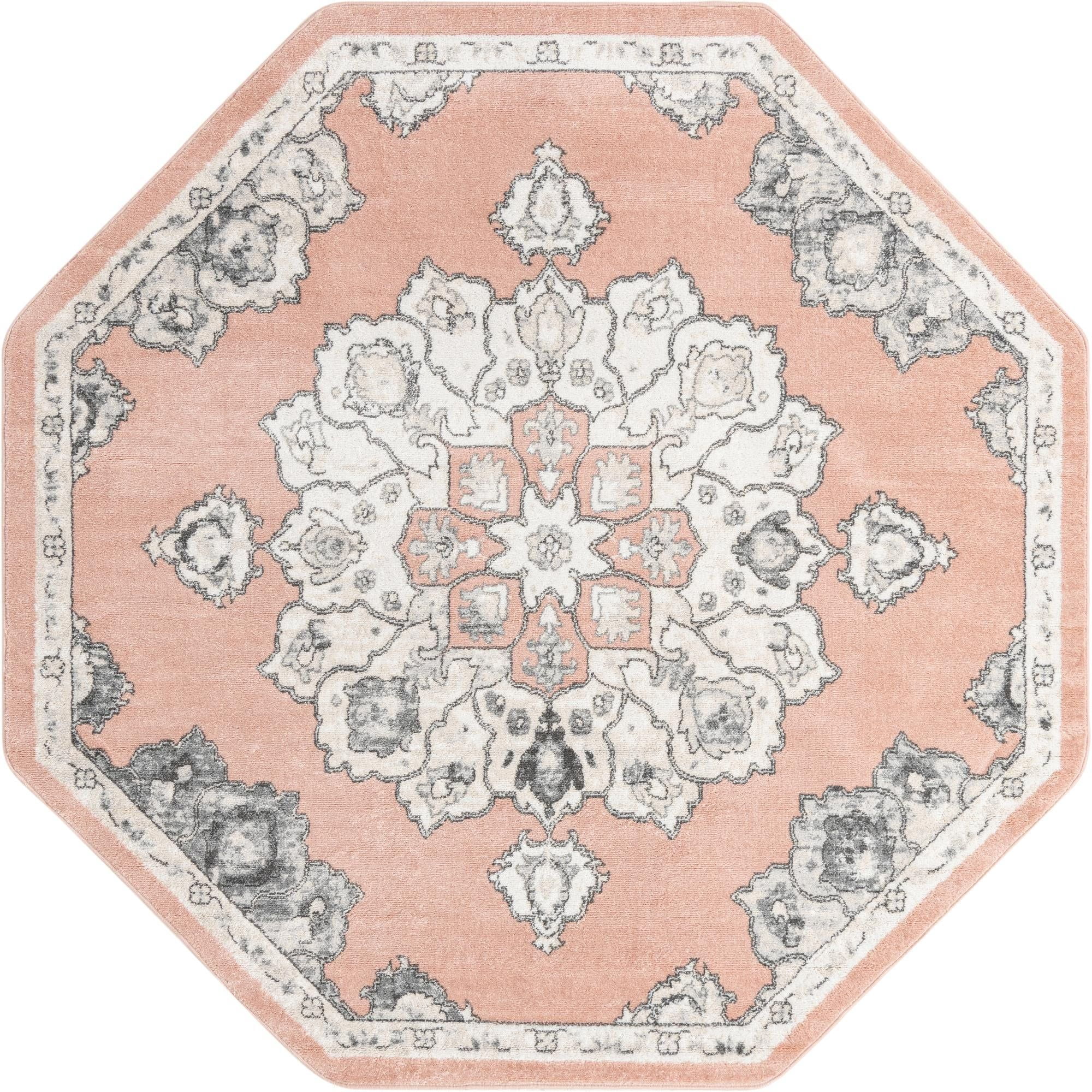Unique Loom Kokulu Parker Rug Rose/Black 7' 10