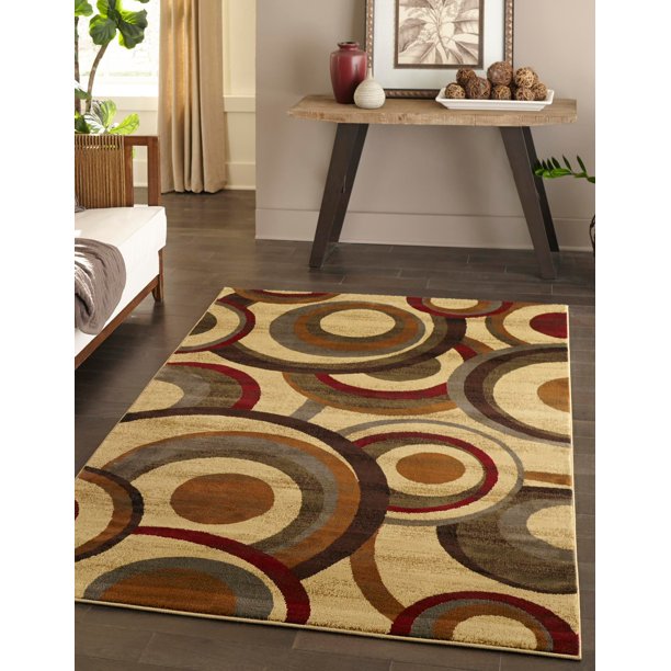 Unique Loom Kona Barista Rug , 5' 1" x 8' 0" ,Beige