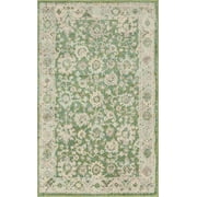 Unique Loom Krystle Penrose Rug Green/Beige 3' 3" x 5' 3" Rectangle Floral Farmhouse Perfect For Living Room Bed Room Dining Room Office