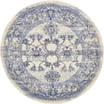 thumbnail image 1 of Unique Loom Botanica La Jolla Rug, Blue (3' 3 x 3' 3), 1 of 7