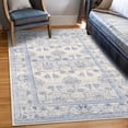 thumbnail image 1 of Unique Loom La Jolla Collection Area Rug - Botanica (3' 3" x 5' 3" Rectangle Ivory Blue/Beige), 1 of 7