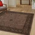 thumbnail image 1 of Unique Loom La Jolla Collection Area Rug - Floral (10' Square Brown/Beige), 1 of 7