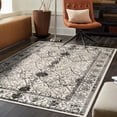 thumbnail image 1 of Unique Loom La Jolla Collection Area Rug - Traditional (8' x 11' Rectangle Ivory and Gray/Black), 1 of 7