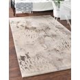 thumbnail image 1 of Unique Loom Laurito Positano Rug Light Gray/Beige 4' 1" x 6' 1" Rectangle Coastal Beach/Nautical Perfect For Living Room Bed Room Dining Room Office, 1 of 8