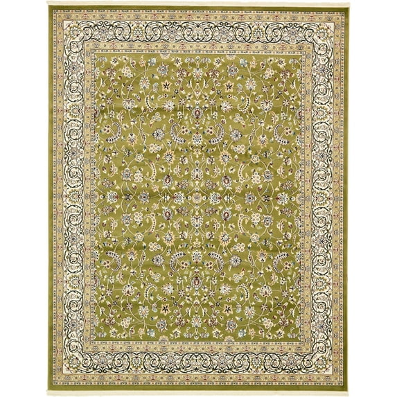 Unique Loom Leeds Narenj Vintage Floral Area Rug or Runner