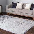 thumbnail image 1 of Unique Loom Leipzig Collection Area Rug - Bach (5' 1" x 8' Rectangle Gray/Ivory), 1 of 7