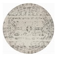 thumbnail image 1 of Unique Loom Lennon Collection Area Rug - Zal (10' Round Ivory and Gray), 1 of 11